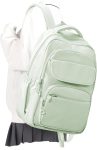Cute School Backpack for Teens Girls Boys Waterproof School Bag Basic Backpack for College Students Multi Pocket Backpack Lightweight Casual Daypack Backpacks for Women Men(MintGreen)