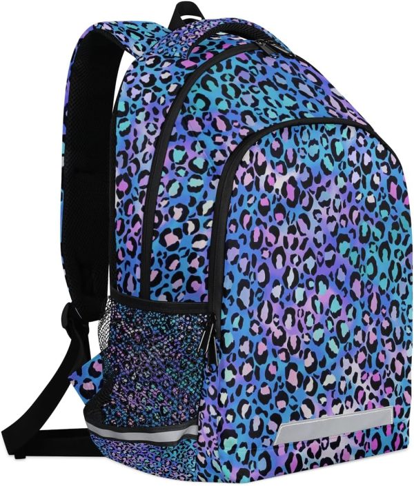 Cheetah Backpack Boys Girls Schoolbag Children Bookbag,Fashion Leopard Print Laptop Notebook Tablet School Bag Stylish Casual Daypack Students Teens Travel Bags