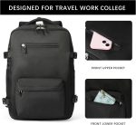Travel Laptop Backpack, Airplane Approved Travel Backpack Suitcase For Men Women, Lightweight College High School 40L Luggage Bag 17inch College High School Laptop Backpack Gifts For Business