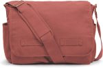 Classic Vintage Messenger Bag - Original Heavyweight Cotton Canvas Shoulder Bag with Upgraded Features